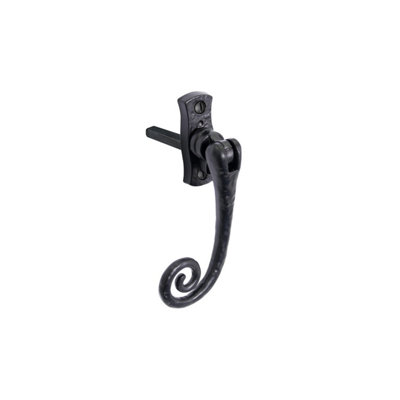 58mm No.4603 Old Hill Ironworks Curly Tail Slim Locking Espagnolette Fasteners - Left Hand