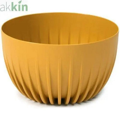Mira Bowl Planter 24CmMustard Yellow from B&Q