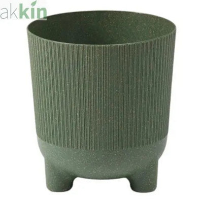 Aria Eco Wood Jumper Planter With Feet 14CmForest Green from B&Q