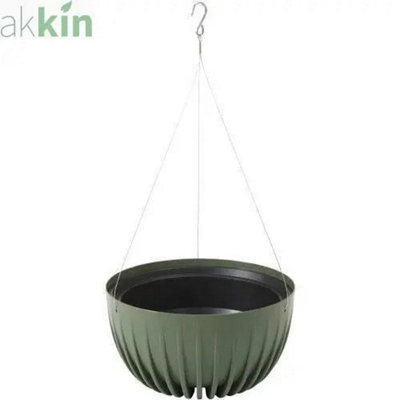 Mira Eco Wood Hanging Bowl 30Cm  Forest Green from B&Q