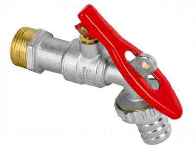 Hydroland 1/2 Inch Bsp Garden Padlock Tap Padlocking Garage Valve Workshop Water Lever from B&Q