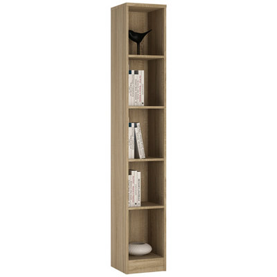 Furniture To Go 4 You Tall Narrow Bookcase In Sonama Oak from B&Q