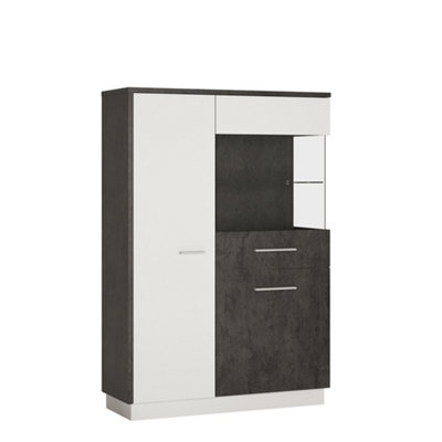 Furniture To Go Zingaro Low Display Cabinet (Rh) from B&Q