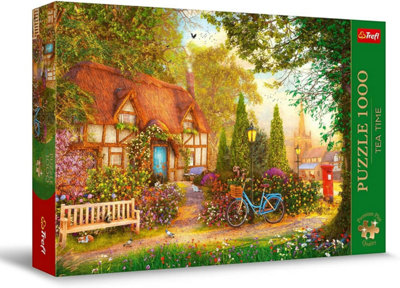 Trefl Tea Time: Thatched Cottage 1000 Piece Puzzle from B&Q