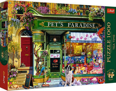 Trefl Tea Time: Pet's Paradise 1000 Piece Puzzle