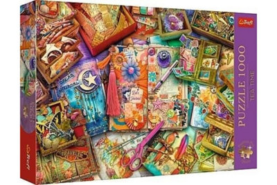 Trefl Tea Time: The Journaler's Desk 1000 Piece Puzzle from B&Q