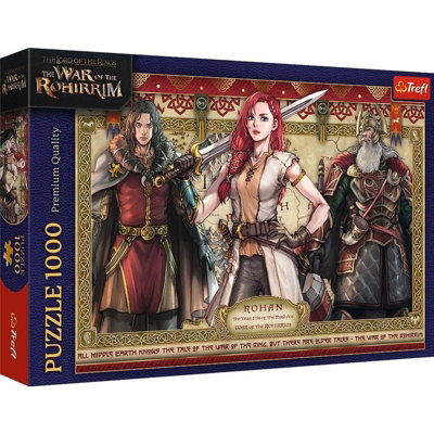 Trefl Lord of the Rings, The Lord of the Rings: War of the Rohirrim-1000 Pieces Fantasy, Classic Puzzle for Adults and Children from 14 Years, Multicoloured, 10937 - Image 3
