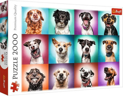 Trefl Funny Dog Portraits Puzzle Adults & Kids2000 Pieces from B&Q