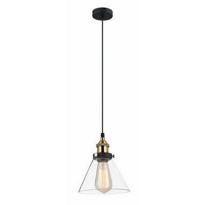 Luminosa Ing Luminosa Getan Industrial, Retro 1 Dome Pendant Ceiling E27 Light