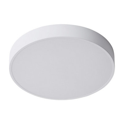 Luminosa Lighting Luminosa Modern Led Flush Ceiling Light WhiteWarm White 3000K 1800Lm from B&Q