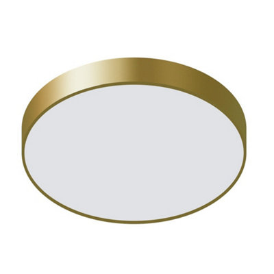 Luminosa Lighting Luminosa Modern Led Flush Ceiling Light GoldenWarm White 3000K 1800Lm