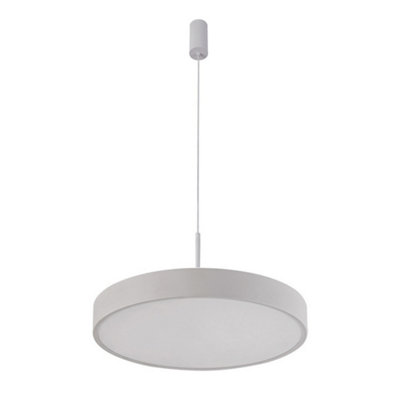 B&Q -  Luminosa Modern Led Hanging Pendant WhiteWarm White 3000K 1800Lm