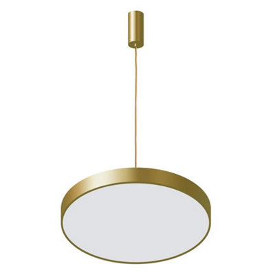 Luminosa Lighting Luminosa Modern Led Hanging Pendant GoldenWarm White 3000K 1800Lm from B&Q