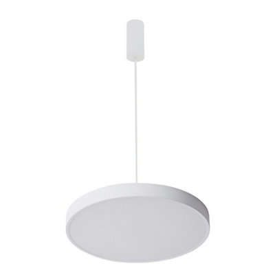 B&Q -  Luminosa Modern Led Hanging Pendant WhiteWarm White 3000K 3600Lm