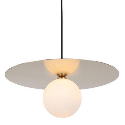 Luminosa Ing Luminosa Modern Hanging Pendant With Shade, G9 Golden/Light/White