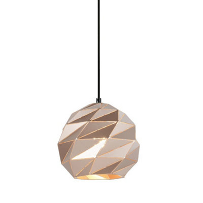 Luminosa Lighting Luminosa Modern Hanging Pendant Golden 1 Light E27 from B&Q