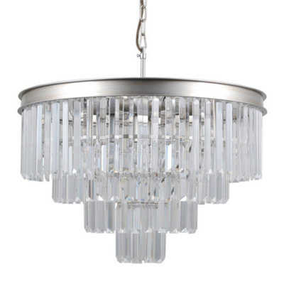 Italux Lighting Hanging Pendant Light Silver - Silver - Image 3