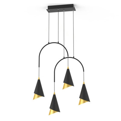Luminosa Lighting Luminosa Raalto Modern Integrated Led Pendant Ceiling Light3000K from B&Q