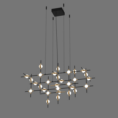 Luminosa Lighting Luminosa Provenza Modern Integrated Led Pendant Ceiling Light3000K from B&Q