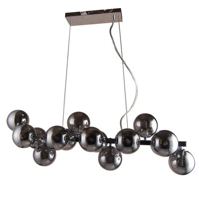 Luminosa Lighting Luminosa Marbelio Modern 16 Light Globe Pendant Ceiling LightG9 from B&Q