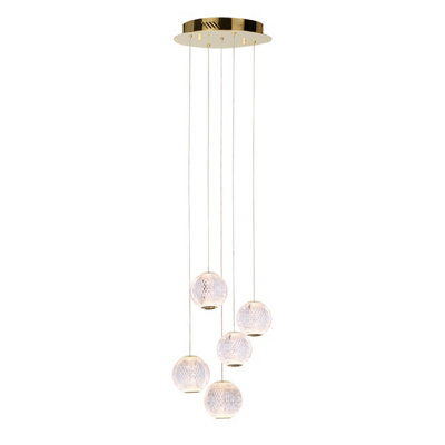 Luminosa Lighting Luminosa Rosario Classic Cluster Pendant Ceiling Light Led3200K from B&Q