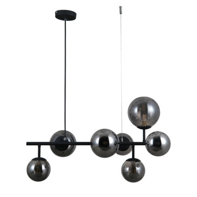Luminosa Lighting Luminosa Frontera Modern 7 Light Bar Pendant Ceiling LightG9 from B&Q