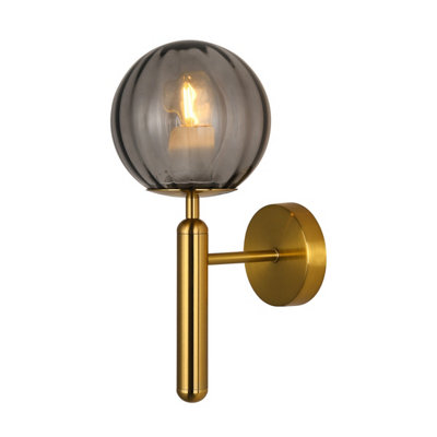 B&Q -  Luminosa Ravena Modern 1 Light Wall LampE27 Led