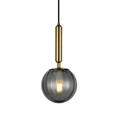 B&Q -  Luminosa Ravena Modern 1 Light Slim Pendant Ceiling LightE27 Led