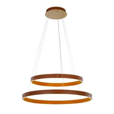 B&Q -  Luminosa Manezia Modern Integrated Led Pendant Ceiling Light3000K