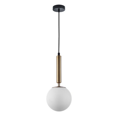 B&Q -  Luminosa Ravena Modern 1 Light Slim Pendant Ceiling LightE27