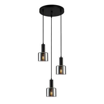 B&Q -  Luminosa Santia Modern 3 Light Cluster Pendant Ceiling LightE27