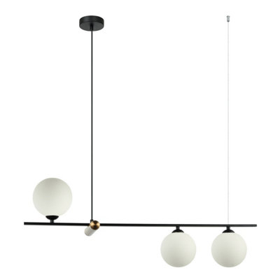 Luminosa Lighting Luminosa Barletta Modern 3 Light Bar Pendant Ceiling LightG9 from B&Q