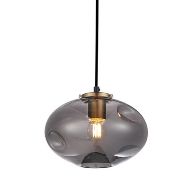 B&Q -  Luminosa Hatella Modern 1 Light Globe Pendant Ceiling LightE27