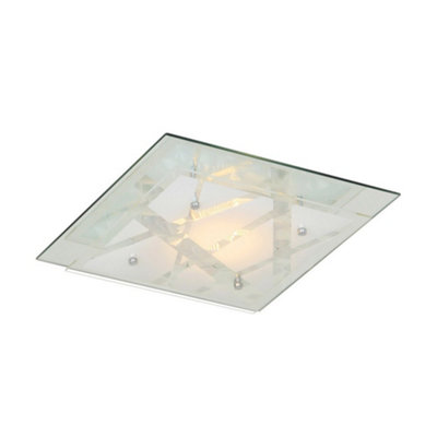 Luminosa Lighting Luminosa Classic Led Flush Ceiling Light WhiteWarm White 3000K 670Lm from B&Q