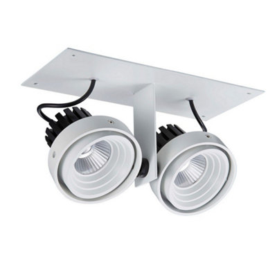 Luminosa Lighting Luminosa Modern Technical Led Recessed Ceiling WhiteBlackCool White 4000K 1770Lm