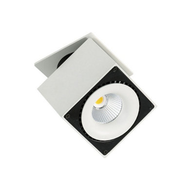 Luminosa Lighting Luminosa Modern Technical Led Recessed Ceiling WhiteBlackCool White 4000K 2350Lm