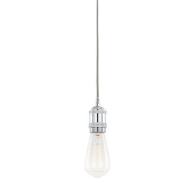 Luminosa Ing Luminosa Modern Hanging Pendant Lamp Holders Chrome 1 E27 Light