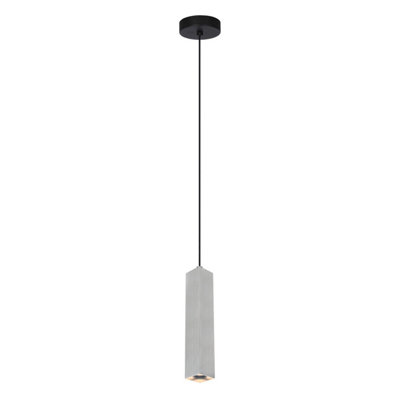 Luminosa Lighting Luminosa Ander Slim Pendant Ceiling Light Aluminum from B&Q