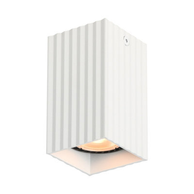 Luminosa Lighting Luminosa Tecno 10Cm Surface Mounted Downlight White from B&Q