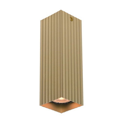 Luminosa Lighting Luminosa Tecno 17Cm Surface Mounted Downlight Gold from B&Q