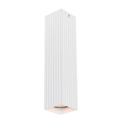 Luminosa Lighting Luminosa Tecno 24Cm Surface Mounted Downlight White from B&Q