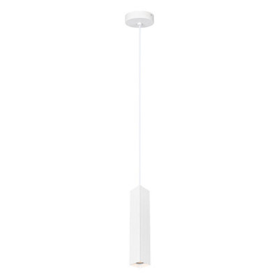 Luminosa Lighting Luminosa Tecno Slim Pendant Ceiling Light White from B&Q