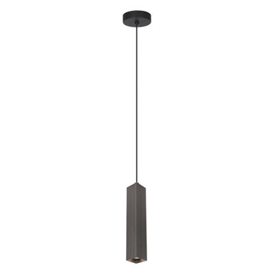 Luminosa Lighting Luminosa Tecno Slim Pendant Ceiling Light Brown from B&Q