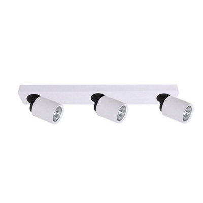 Luminosa Lighting Luminosa Modern Spotlights White 3 Light  With White ShadeGu10 from B&Q