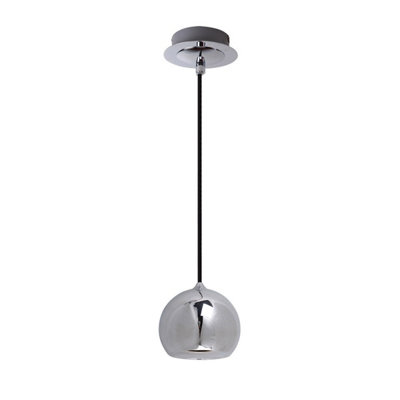 B&Q -  Luminosa James Modern 1 Light Dome Pendant Ceiling LightGu10