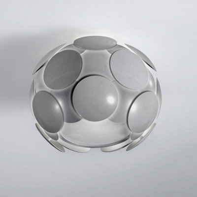 B&Q -  Luminosa Santina Modern 1 Light Semi Flush Ceiling LightE27