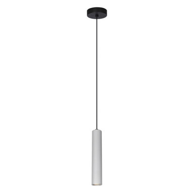Luminosa Lighting Luminosa Rilok Slim Pendant Ceiling Light Aluminum from B&Q