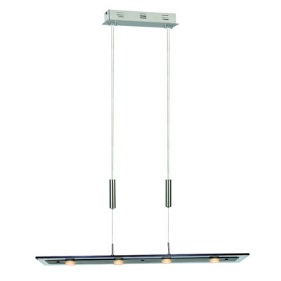 Luminosa Lighting Luminosa Savio Modern 4 Light Bar Pendant Ceiling Light Led3000K from B&Q