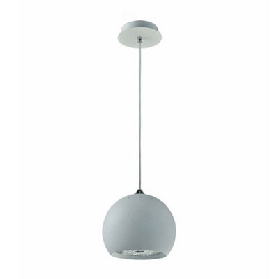 Luminosa Lighting Luminosa Modern Hanging Pendant White 1 Light  With White ShadeE27