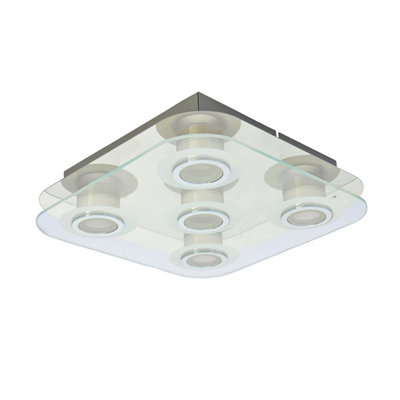 Luminosa Lighting Luminosa Flavio Modern 5 Light Shade Cluster Ceiling Light Led3000K from B&Q